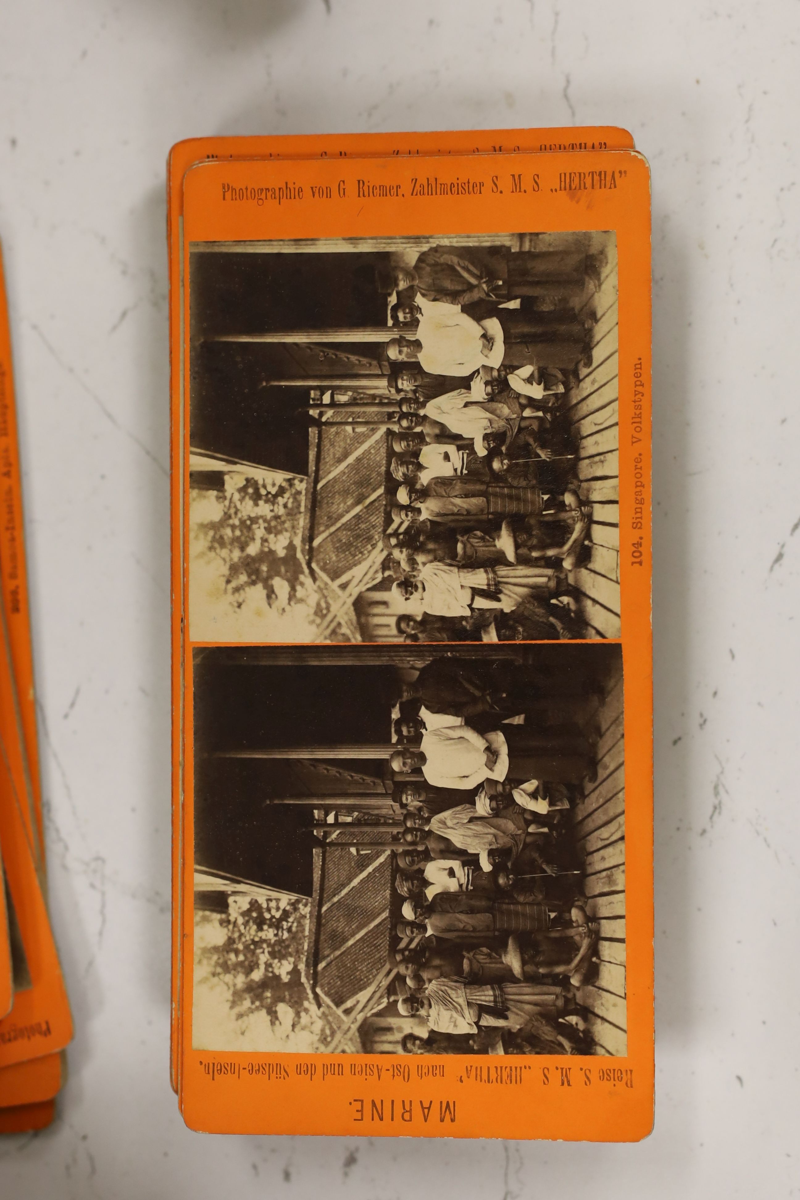 Victorian walnut stereoscopic viewer and cards and a Zeiss Ikon viewer and slides